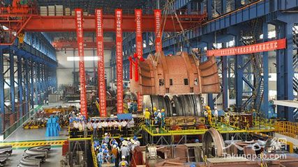 CAP1400汽輪機成功蓋缸 中國第三代核電技術取得重大突破